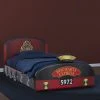 Delta Children Harry Potter Hogwarts Express Upholstered Twin Bed Twin Beds & Headboards