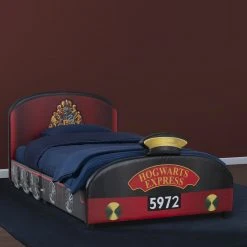 Delta Children Harry Potter Hogwarts Express Upholstered Twin Bed Twin Beds & Headboards