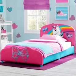 Delta Children JoJo Siwa Upholstered Twin Bed
