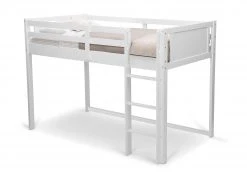 Delta Children Twin Beds & Headboards Twin Loft Bed With Guardrail And Ladder