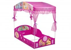 Disney Princess Plastic Sleep And Play Toddler Bed With Canopy By Delta Children Toddler Beds
