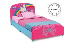 Delta Children JoJo Siwa Upholstered Twin Bed