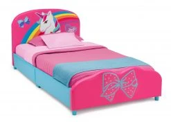 Delta Children JoJo Siwa Upholstered Twin Bed