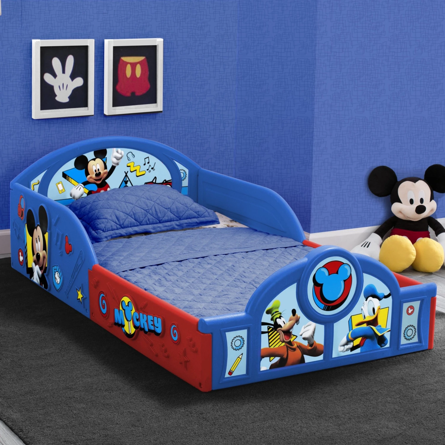 Delta Children Mickey Mouse Plastic Sleep And Play Toddler Bed Toddler Beds 3 Delta Children Mickey Mouse Plastic Sleep And Play Toddler Bed Toddler Beds