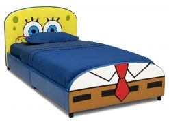 Delta Children Twin Beds & Headboards SpongeBob SquarePants Upholstered Twin Bed