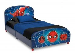 Delta Children Spider-Man Upholstered Twin Bed Twin Beds & Headboards