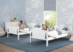Delta Children Convertible Twin Bunk Bed With Ladder And Guardrails What's New