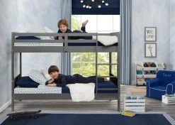 Delta Children Convertible Twin Bunk Bed With Ladder And Guardrails What's New