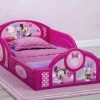 Delta Children Minnie Mouse Plastic Sleep And Play Toddler Bed Toddler Beds