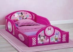 Delta Children Minnie Mouse Plastic Sleep And Play Toddler Bed Toddler Beds