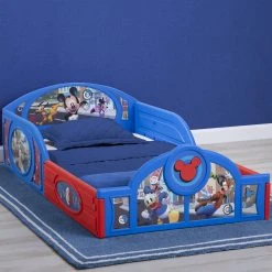 Delta Children Mickey Mouse Plastic Sleep And Play Toddler Bed