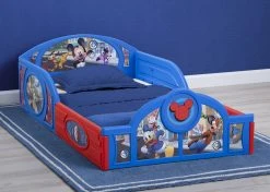 Delta Children Mickey Mouse Plastic Sleep And Play Toddler Bed