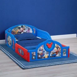 Delta Children Mickey Mouse Plastic Sleep And Play Toddler Bed