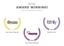 Delta Children Trolls World Tour Plastic Sleep And Play Toddler Bed Toddler Beds