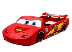 Delta Children Twin Beds & Headboards Cars Convertible Toddler-to-Twin Bed