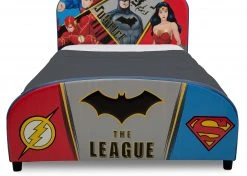 Delta Children Twin Beds & Headboards DC Comics Justice League Upholstered Twin Bed 13 Delta Children Twin Beds & Headboards DC Comics Justice League Upholstered Twin Bed