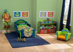 Delta Children Toddler Beds Teenage Mutant Ninja Turtles Plastic 3D Toddler Bed