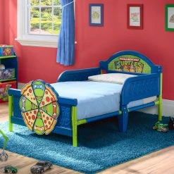 Delta Children Toddler Beds Teenage Mutant Ninja Turtles Plastic 3D Toddler Bed