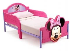 Delta Children Minnie Mouse Plastic 3D Toddler Bed