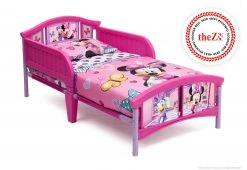 Delta Children Minnie Mouse Plastic Toddler Bed Toddler Beds