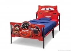 Delta Children Twin Beds & Headboards Cars Plastic 3D Twin Bed