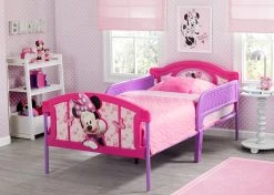 Delta Children Twin Beds & Headboards Minnie Mouse Plastic 3D Twin Bed