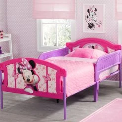 Delta Children Twin Beds & Headboards Minnie Mouse Plastic 3D Twin Bed