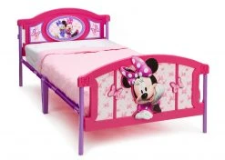 Delta Children Twin Beds & Headboards Minnie Mouse Plastic 3D Twin Bed