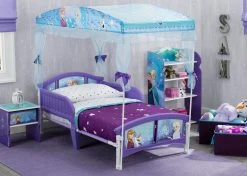 Delta Children Frozen Toddler Canopy Bed Toddler Beds