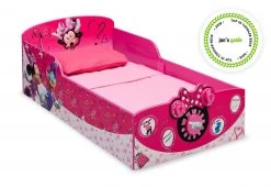 Delta Children Minnie Mouse Interactive Wood Toddler Bed Toddler Beds