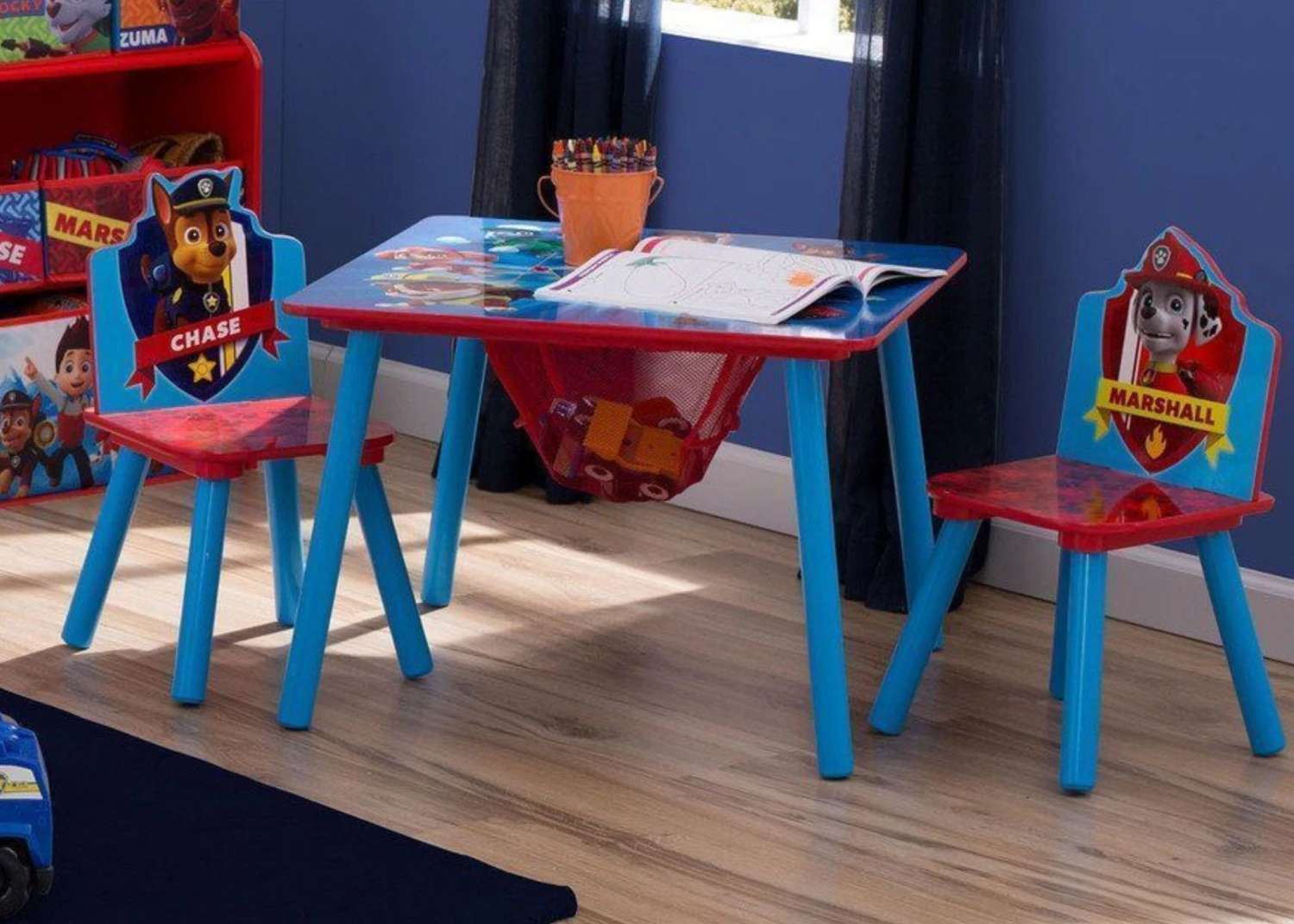 Delta Children PAW Patrol Table & Chair Set With Storage 3 Delta Children PAW Patrol Table & Chair Set With Storage