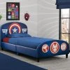 Delta Children Avengers Upholstered Twin Bed Twin Beds & Headboards