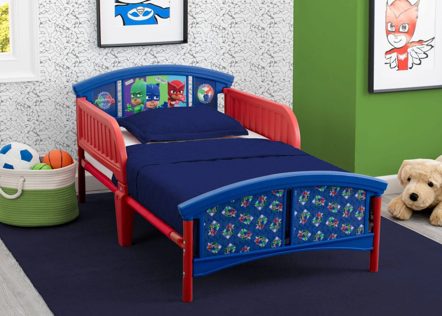 Delta Children PJ Masks Plastic Toddler Bed 3 Delta Children PJ Masks Plastic Toddler Bed