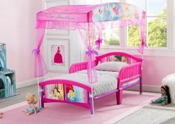 Delta Children Princess Canopy Toddler Bed