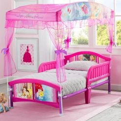Delta Children Princess Canopy Toddler Bed