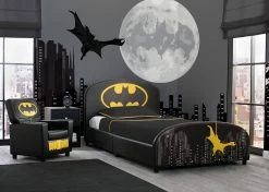 Delta Children Batman Upholstered Twin Bed