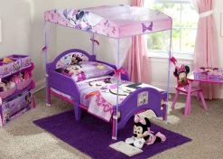 Delta Children Minnie Mouse Toddler Canopy Bed Toddler Beds