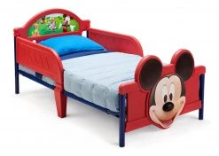 Delta Children Mickey Mouse Plastic 3D Toddler Bed Toddler Beds
