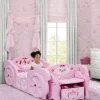 Delta Children Princess Carriage Convertible Toddler-to-Twin Bed