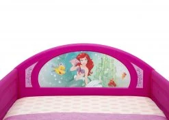 Delta Children Princess Deluxe Toddler Bed With Attached Guardrails