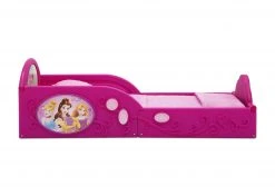 Delta Children Princess Deluxe Toddler Bed With Attached Guardrails
