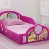 Delta Children Princess Deluxe Toddler Bed With Attached Guardrails 2 Delta Children Princess Deluxe Toddler Bed With Attached Guardrails