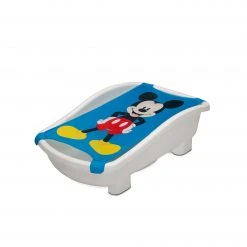 Delta Children Disney Mickey Mouse My First Bubble Bath – 3-in-1 Newborn To Toddler Bathtub With Sling And Bubble Blower Tubs & Bathers
