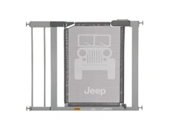 Jeep Adjustable Baby Safety Gate - Easy Fit Pressure Mount Design With Walk-Through Door Baby Gates