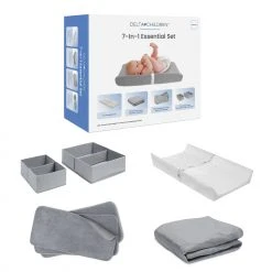 Delta Children 7-Piece Essential Changing Table Set - Newborn Baby Gift Set For Boys And Girls – Set Includes Changing Pad, Plush Changing Pad Cover, 3 Changing Pad Liners And 2 Storage Bins 16 Delta Children 7-Piece Essential Changing Table Set - Newborn Baby Gift Set For Boys And Girls – Set Includes Changing Pad, Plush Changing Pad Cover, 3 Changing Pad Liners And 2 Storage Bins