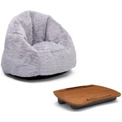 Delta Children Cozee Fluffy Chair And Bamboo Lap Desk Set What's New