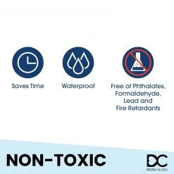 Delta Children Kids-A-Peel Disposable Fitted Sheets, 6-Pack, Waterproof, Breathable Soft Bed Pads That Protect Your Mattress Sheets & Mattress Covers