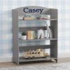 Delta Children Personalized 3-Shelf Wood Bookshelf Personalization