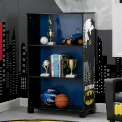 DC Comics Batman Deluxe 3-Shelf Bookcase