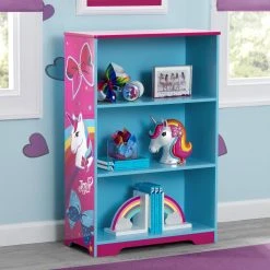Delta Children JoJo Siwa Deluxe 3-Shelf Bookcase Storage